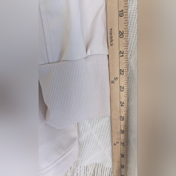 TAHARI Sport Wrap Sweater‎ Jacket with with faux leather on sleeves Size 2X - Picture 9 of 11